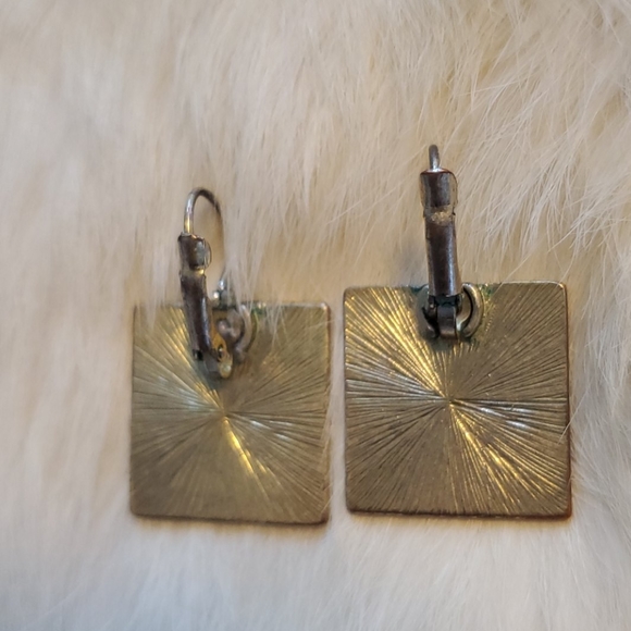 Square earrings - Picture 2 of 2